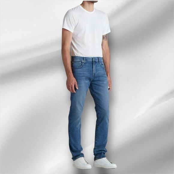 EDWIN Men’s Maddox Slim Fit Jeans in the Size 31X32”  in Ambition Blue Color - Picture 2 of 9